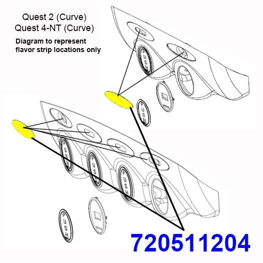 720511204 Flavor Strip, Grapefruit Juice