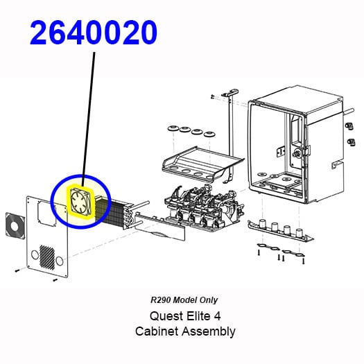 2640020 Cabinet Fan Motor