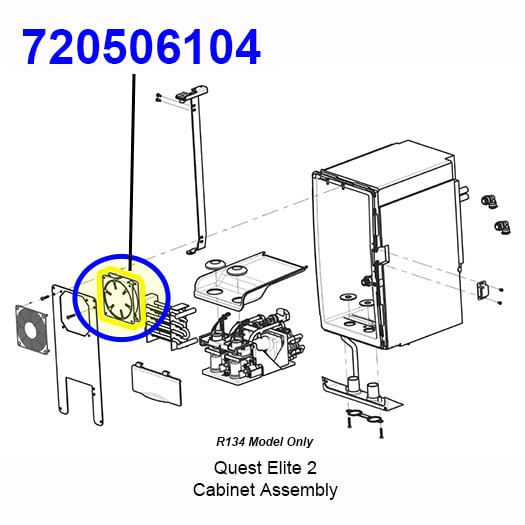 720506104 Cabinet Fan Motor