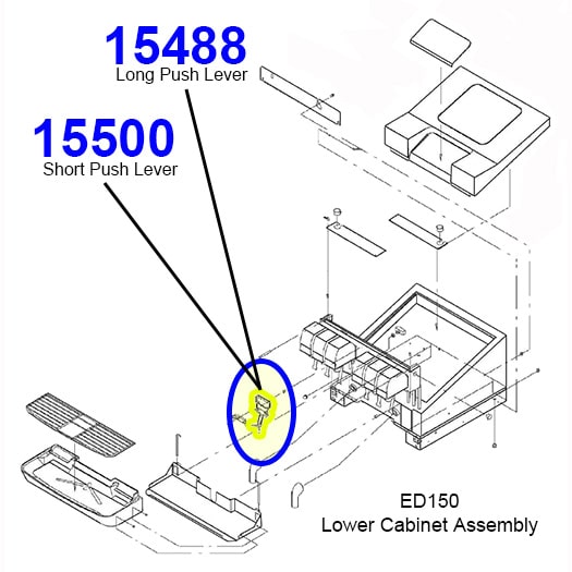 15488 Long Dispense Lever