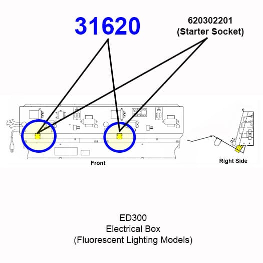 31620 Lamp Starter, 110v