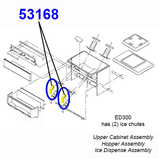 53168 Ice Chute Cover