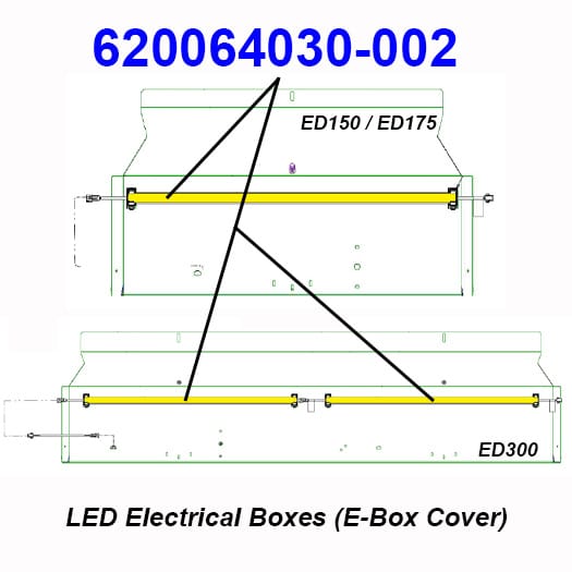 620064030-002 LED Light Tube, 18"