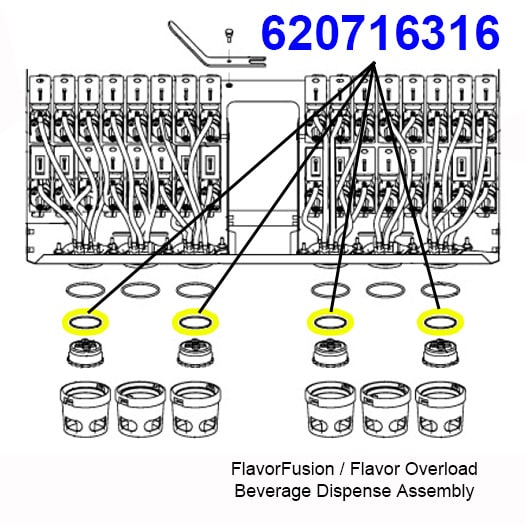 620716316 Diffuser O-Ring
