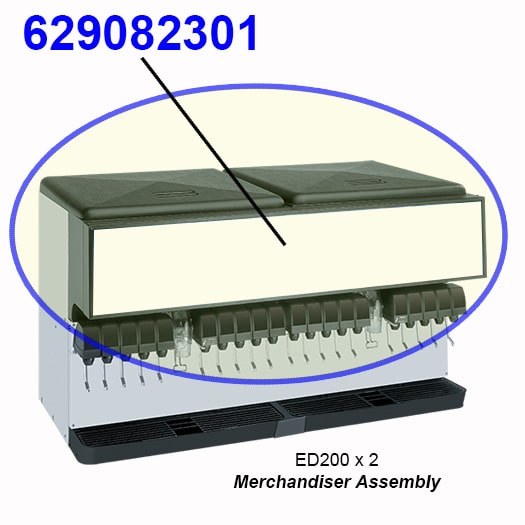 629082301 ED200 Dual Merchandiser