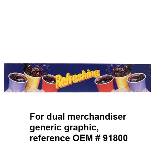 629082302 ED250 Dual Merchandiser Kit Graphic