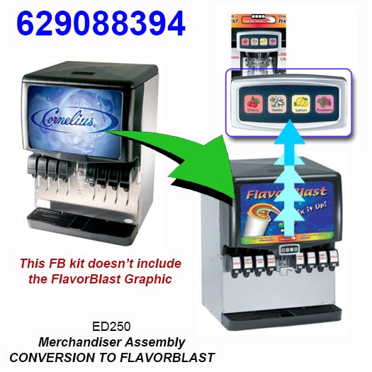 629088394 ED250 4-Flv FlavorBlast Kit, No Graphic