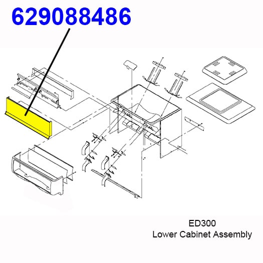 629088486 ED300 Z-Style Angled Sink Kit