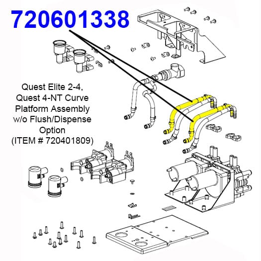 720601338 Tube Assembly, Concentrate OUT