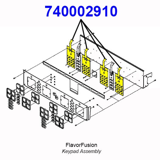 740002910 Brand Keypad