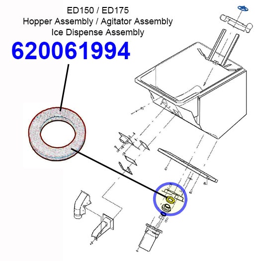 620061994 Motor Shaft Gasket