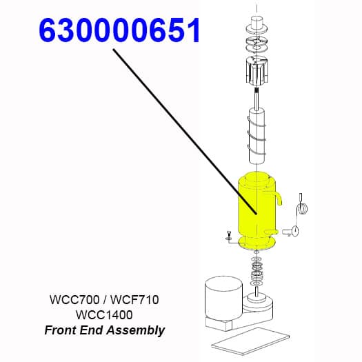 630000651 Evaporator Tube Assembly