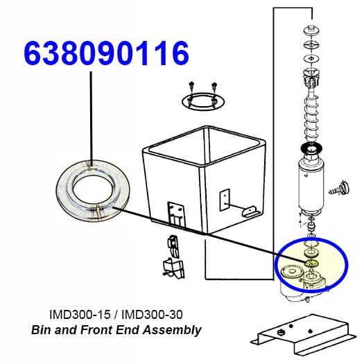 638090116 2" Shaft Seal Seat