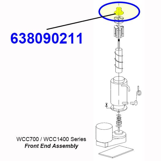 638090211 Auger Nut Assembly