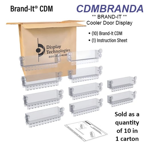 CDMBRANDA Brand-It Suction Cup Door Display
