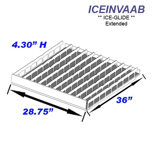 ICEINVAAB Cold Vault Ice-Glide Extended Floor