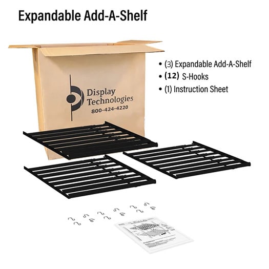 MTLINVAAD Expandable Cold Vault Add-a-Shelf