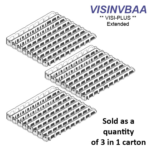 VISINVBAA Visi-Plus Extended, 8-Wide, Low Ring