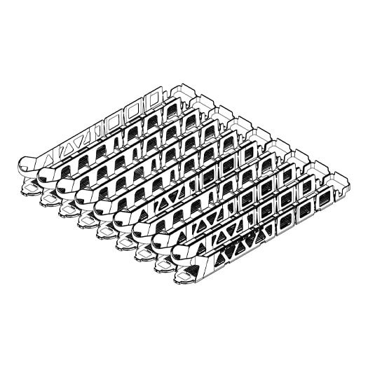 VISINVBAF Visi-Clear Standard, 9-Wide