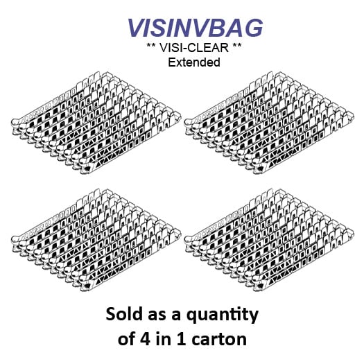 VISINVBAG Visi-Clear Extended, 10-Wide