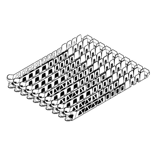 VISINVBAG Visi-Clear Extended, 10-Wide