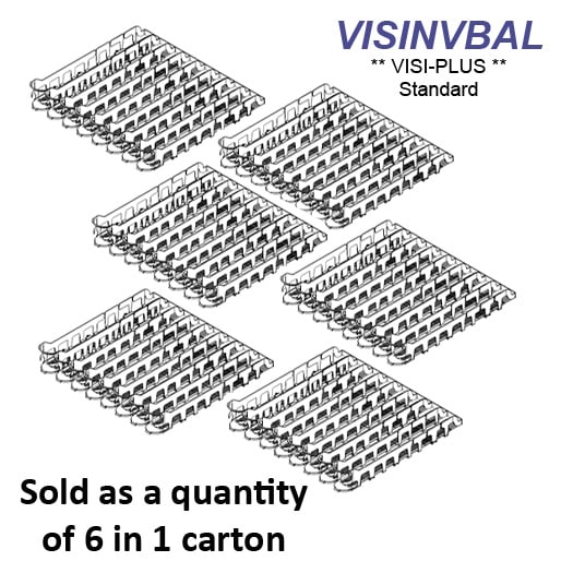 VISINVBAL Visi-Plus Standard, 8-Wide, High Ring