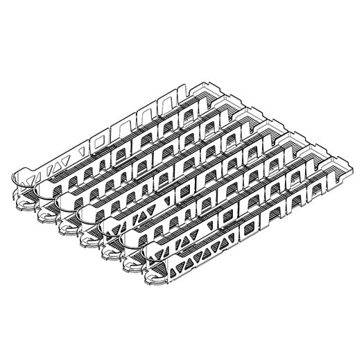 VISINVEAT Visi-Slide Extended, 7-Wide, High Ring