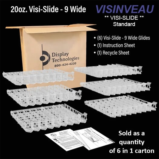 VISINVEAU Visi-Slide Standard, 9-Wide, High Ring