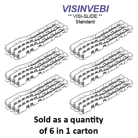 VISINVEBI Visi-Slide Standard, 3-Wide, High Ring