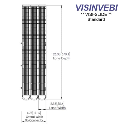 VISINVEBI Visi-Slide Standard, 3-Wide, High Ring