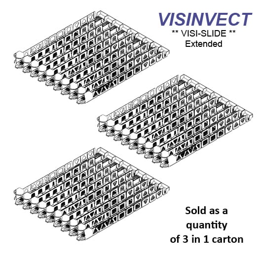 VISINVECT Visi-Slide Extended, 9-Wide, High Ring