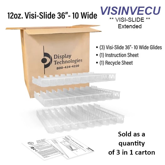 VISINVECU Visi-Slide Extended, 10-Wide, Low Ring