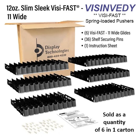 VISINVEDY Visi-Fast Pusher Glide, 11-Wide