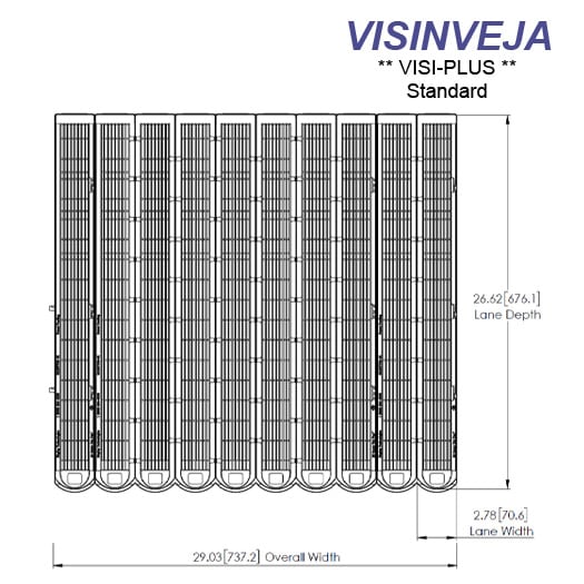 VISINVEJA Visi-Plus Standard, 10-Wide, Low Ring