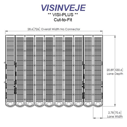 VISINVEJE Visi-Plus Cut-to-Fit, 10 x 7, Low Ring
