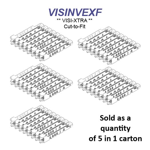 VISINVEXF Visi-Xtra Cut-to-Fit, 8 x 8, High Ring